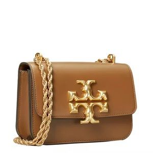 Tory Burch Brown Eleanor Small Shoulder Bag